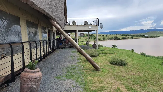 Thatched lodge on the dam bank | Mthatha Dam Resort - Eastern Cape - Mthatha - Mthatha Dam