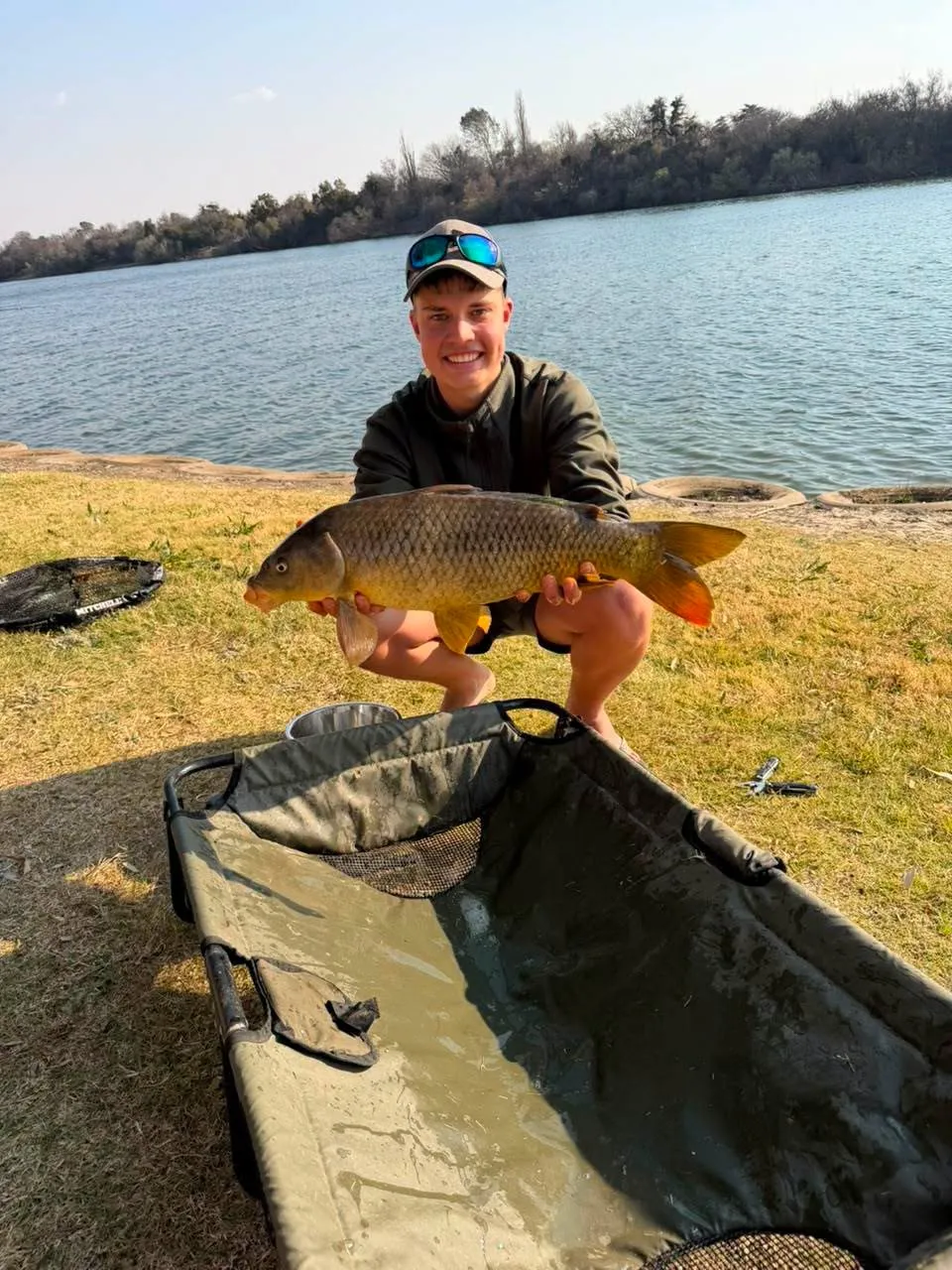 Carp catch on the Vaal bank | Roets Haven - Free State - Potchefstroom - Vaal River