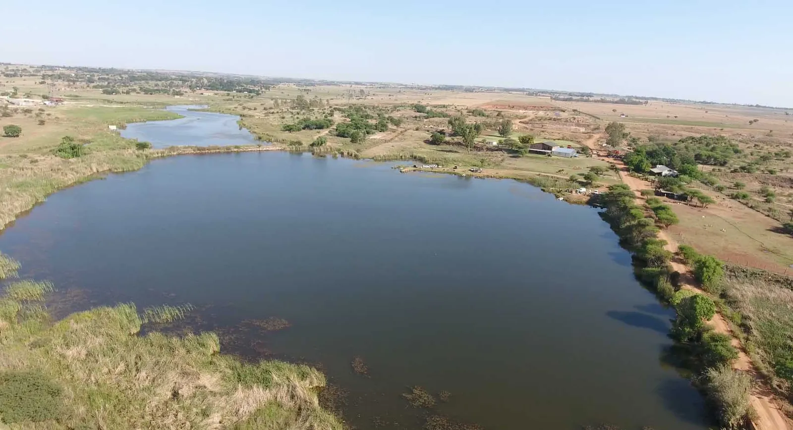 Aerial view of Lock Nest Dam | Lock Nest Dam - Gauteng - Pretoria North