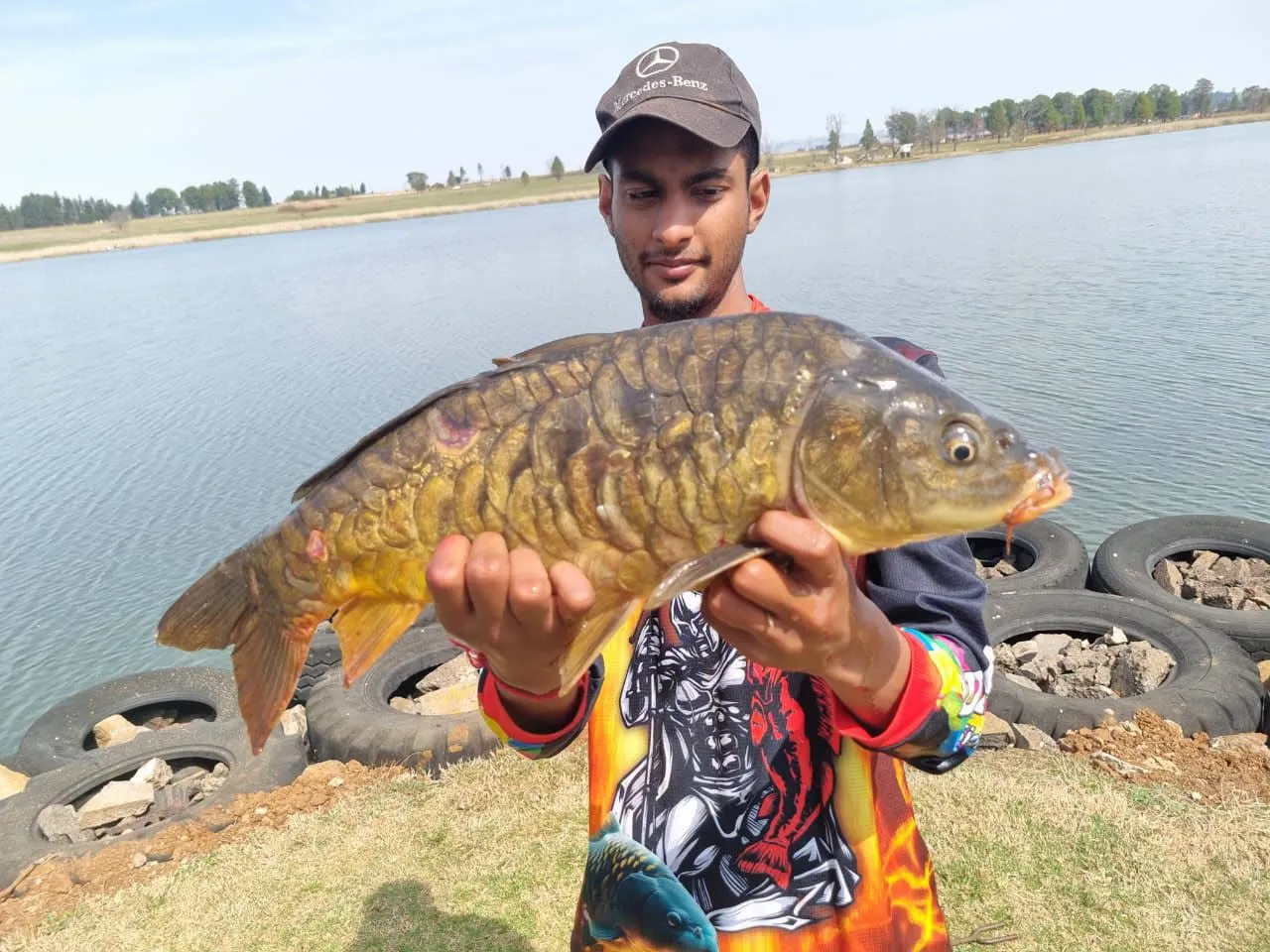 Carp on the dam bank | Lloyds Baai - KwaZulu-Natal - Dundee - Hattingspruit Dam