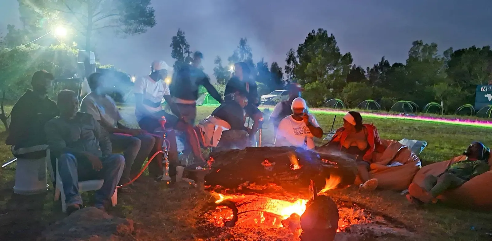 Community camping on the shoreline | Bridle Drift Dam - Eastern Cape - East London - Bridle Drift Dam