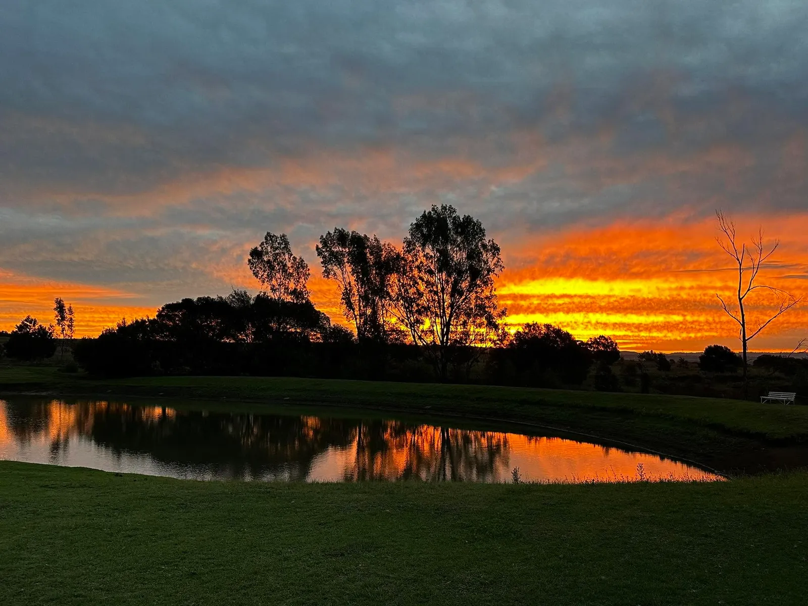 Dam at sunset | Tranquil Fly Fishing - Gauteng - Pretoria East