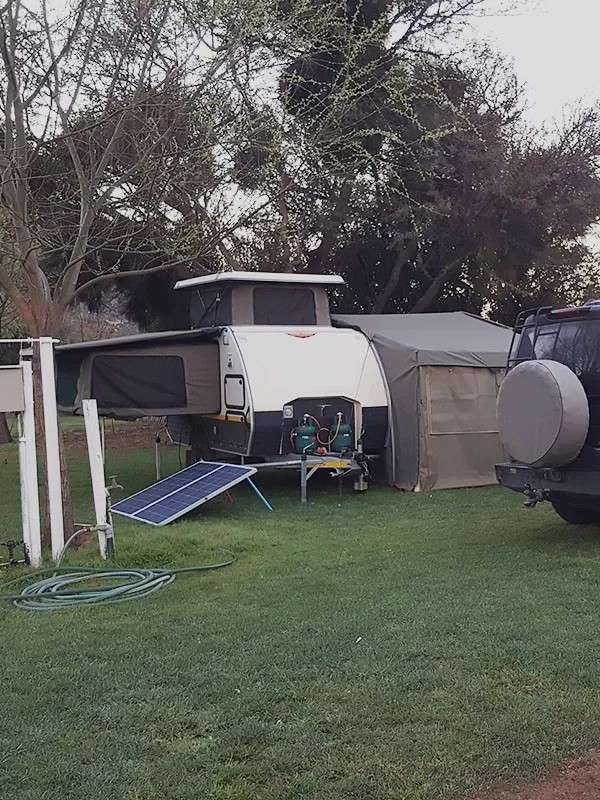 Caravan stand with power and water | Skurwekop - Western Cape - Robertson - Breede River