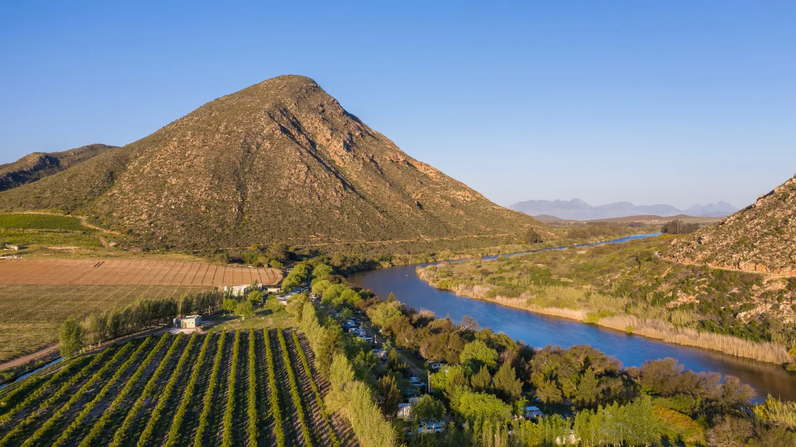 Campsite beside the Breede River | Skurwekop - Western Cape - Robertson - Breede River