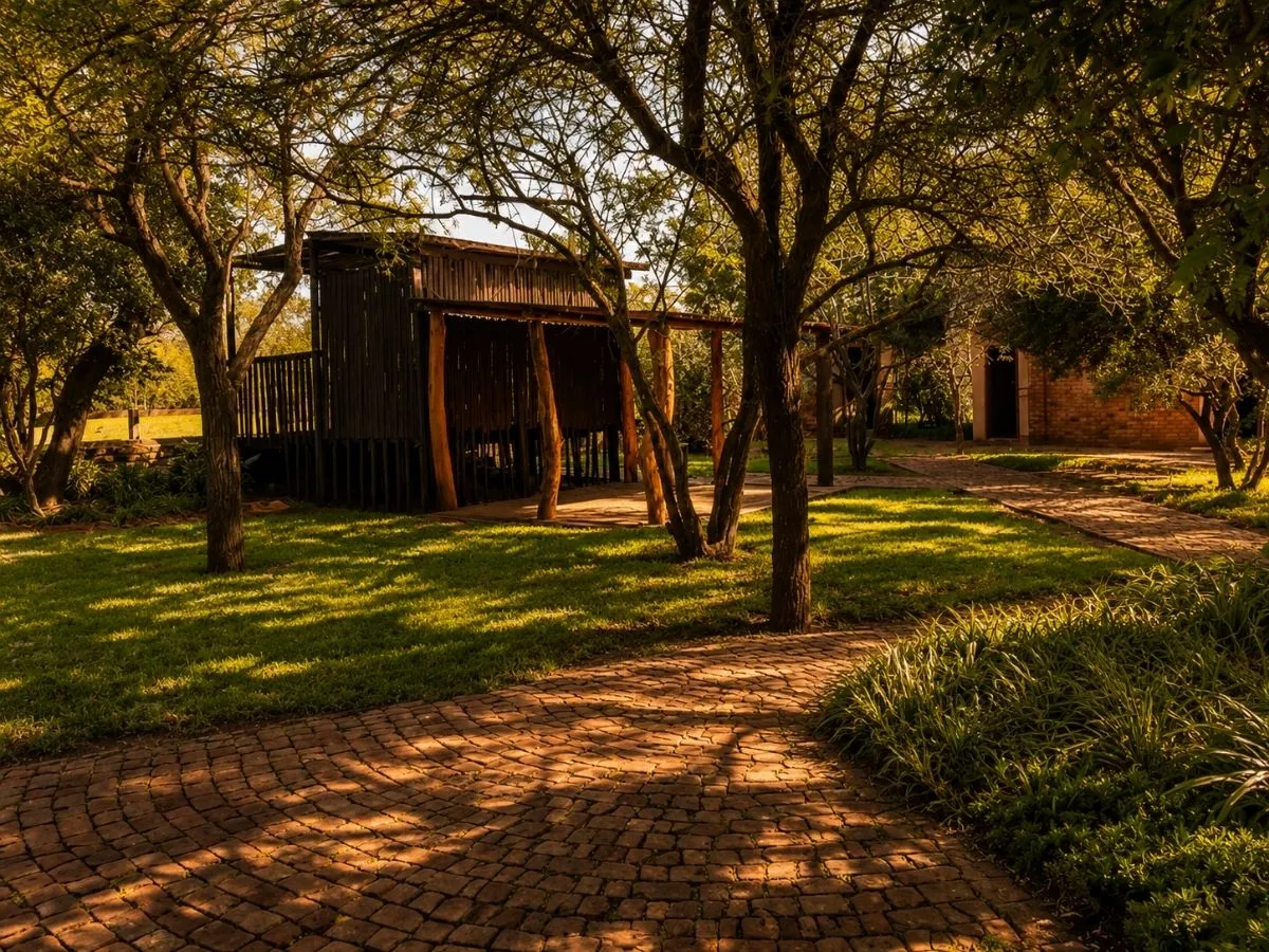 Chalet walkway in the bushveld | Nonyane Bush Camp - Gauteng - De Wildt