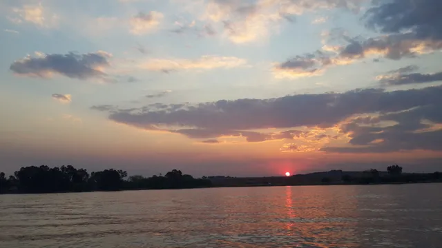 Sunset over the Vaal Dam | Van Niekerksrus Resort and Camping - Gauteng - Deneysville - Vaal Dam