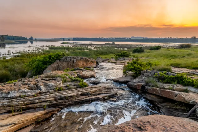 Main dam at sunset | Tolderia Resort - Mpumalanga - Ermelo