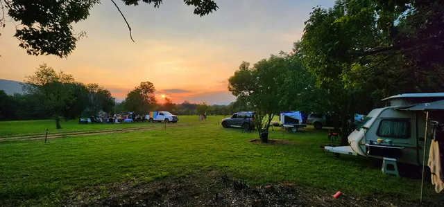 Camp stands at sunset at Wilge River Bush Camp | Wilge River Bush Camp - Gauteng - Bronkhorstspruit - Wilge River