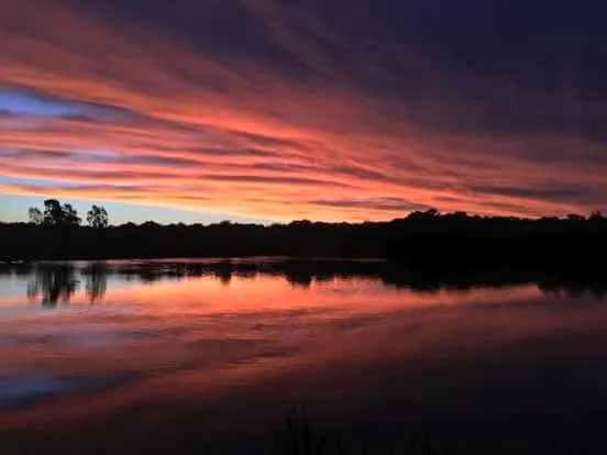 sunset | Oosthuizens Hengeloord - Gauteng - Vanderbijlpark - Vaal River