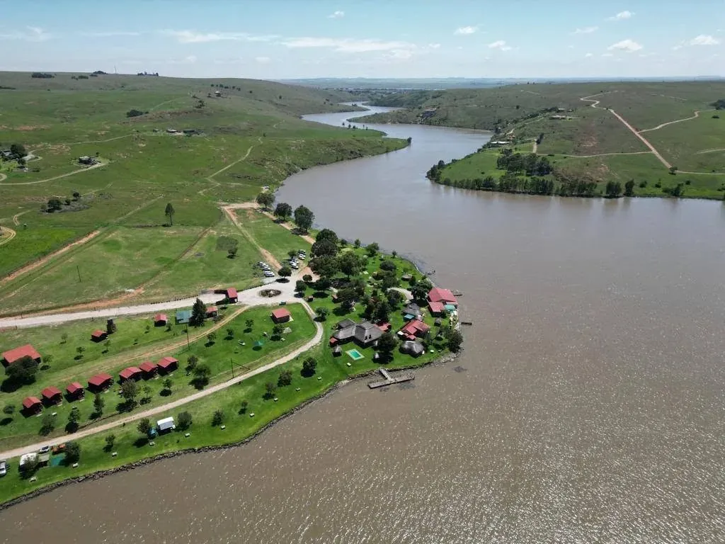 Aerial view of Maanlig Oord on Witbank Dam | Maanlig Oord - Mpumalanga - Witbank - Witbank Dam