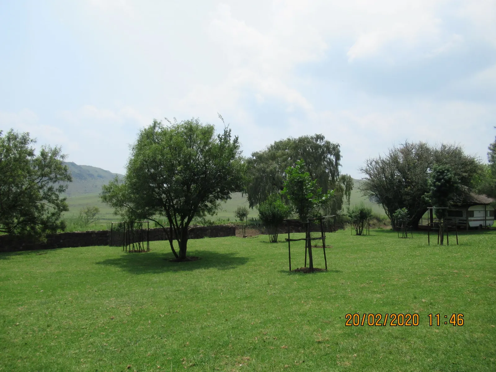 Camping area under the trees | Elandskloof Trout Farm - Mpumalanga - Dullstroom