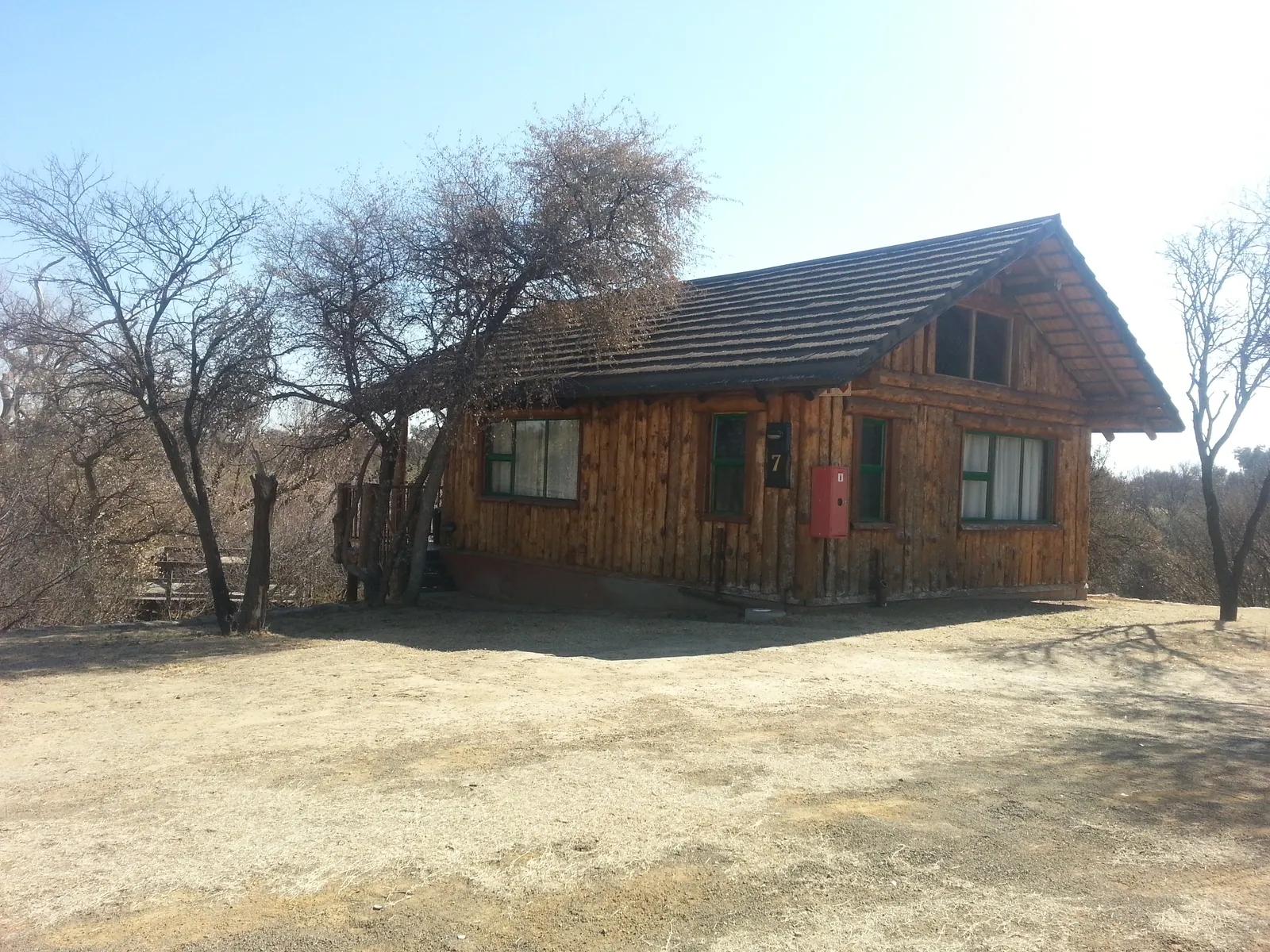 Log cabin at the bush camp | Olive Hills Soetdoring - Free State - Bloemfontein - Krugersdrift Dam