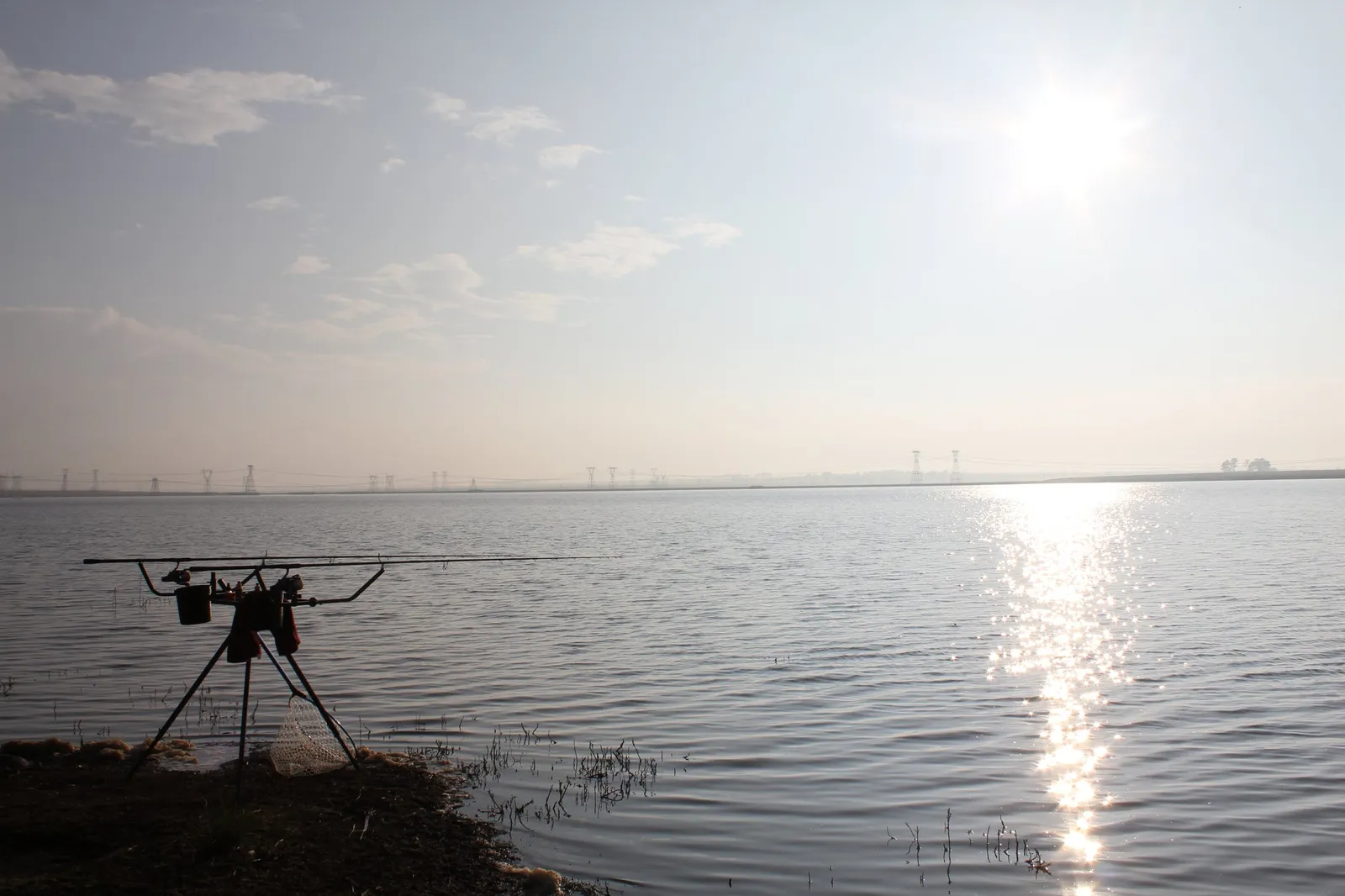 Dam and fishing stands | Aston Lake - Gauteng - Springs