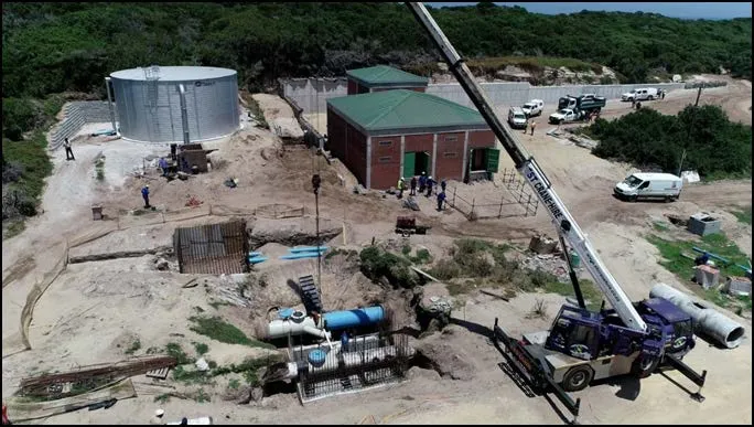Water supply construction site | Impofu Dam - Eastern Cape - Humansdorp - Impofu Dam