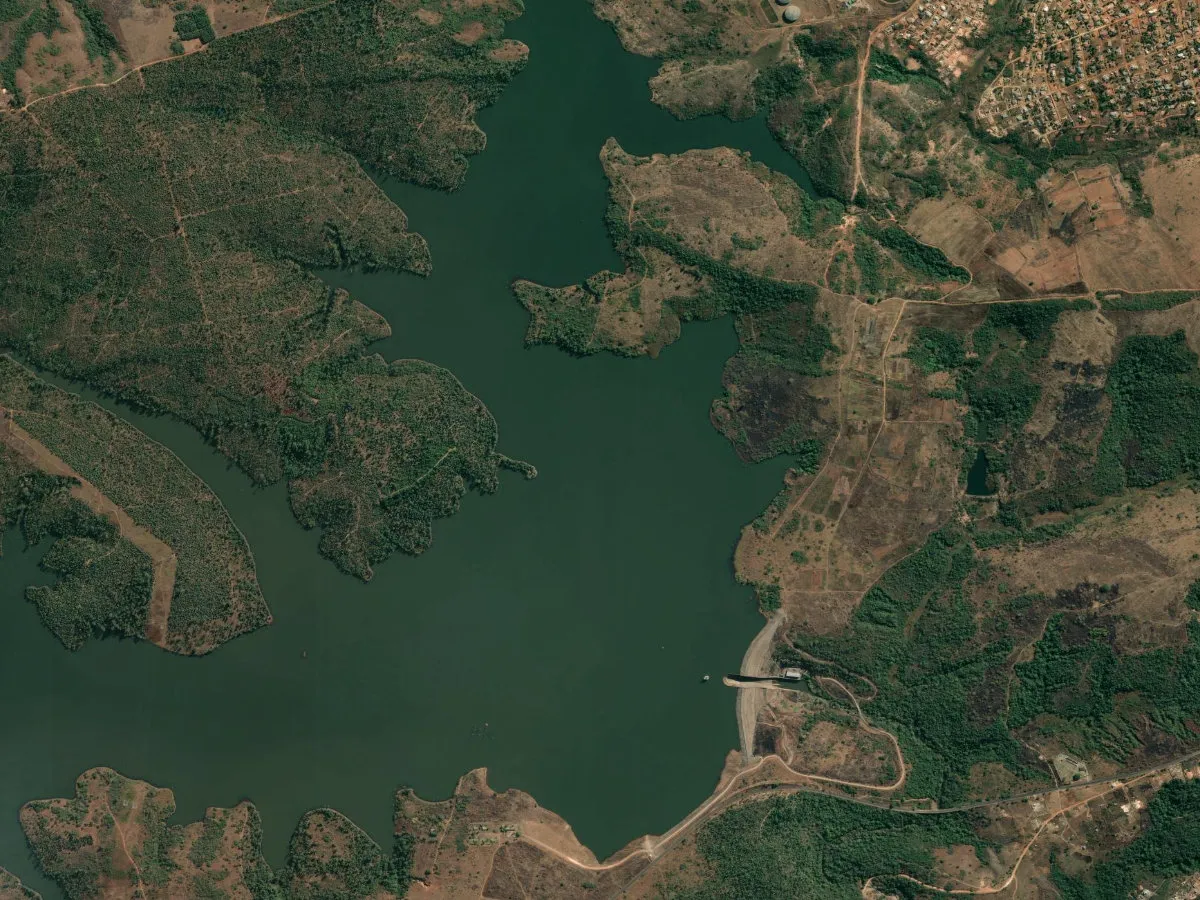 Dam wall and intake area | Injaka Dam - Mpumalanga - Bushbuckridge - Injaka Dam