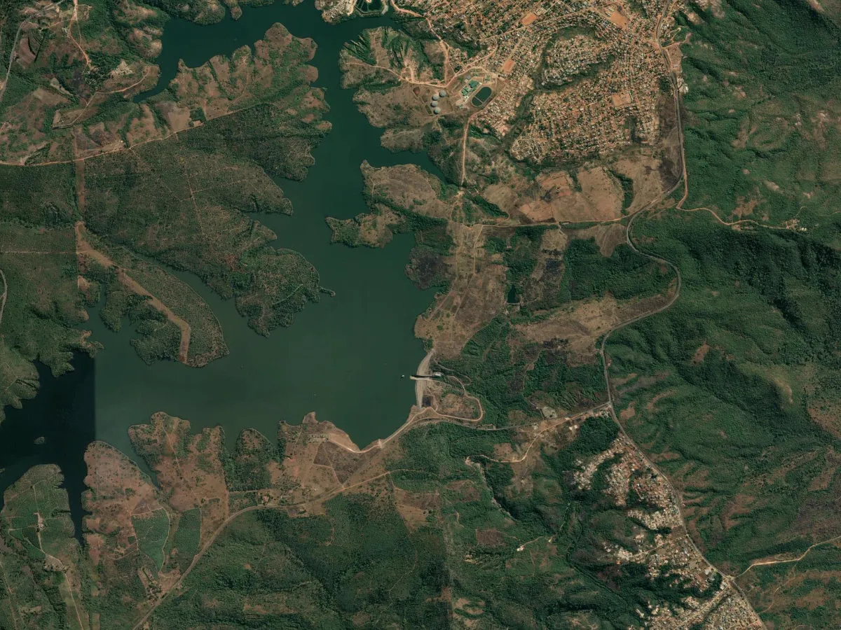 Aerial view of Injaka Dam | Injaka Dam - Mpumalanga - Bushbuckridge - Injaka Dam