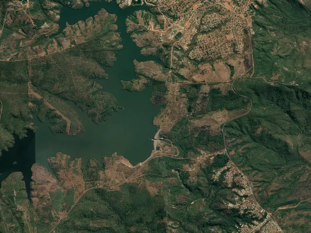 Aerial view of Injaka Dam | Injaka Dam - Mpumalanga - Bushbuckridge - Injaka Dam