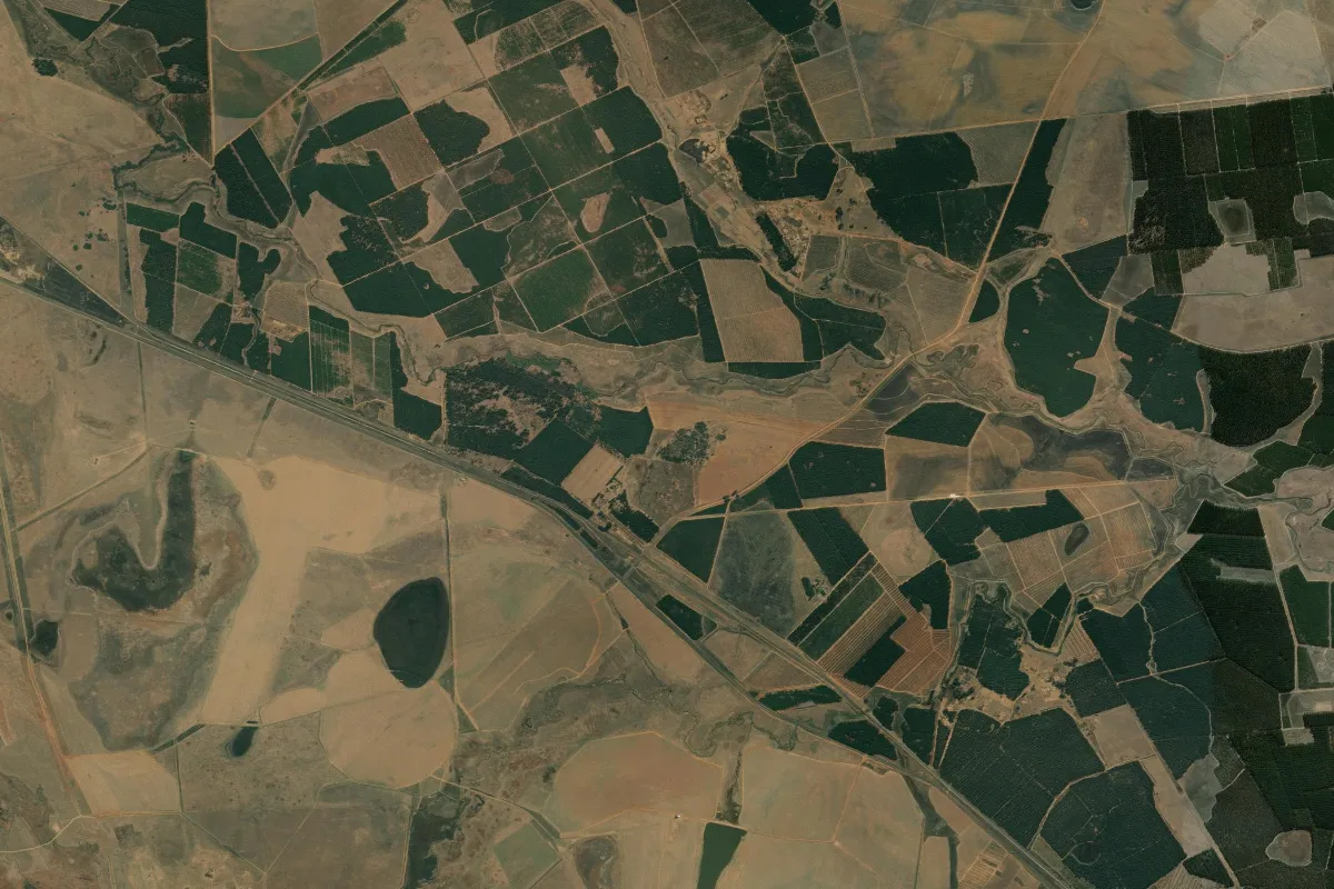 Aerial view of Morgenstond Dam | Morgenstond Dam - Mpumalanga - Amsterdam - Morgenstond Dam