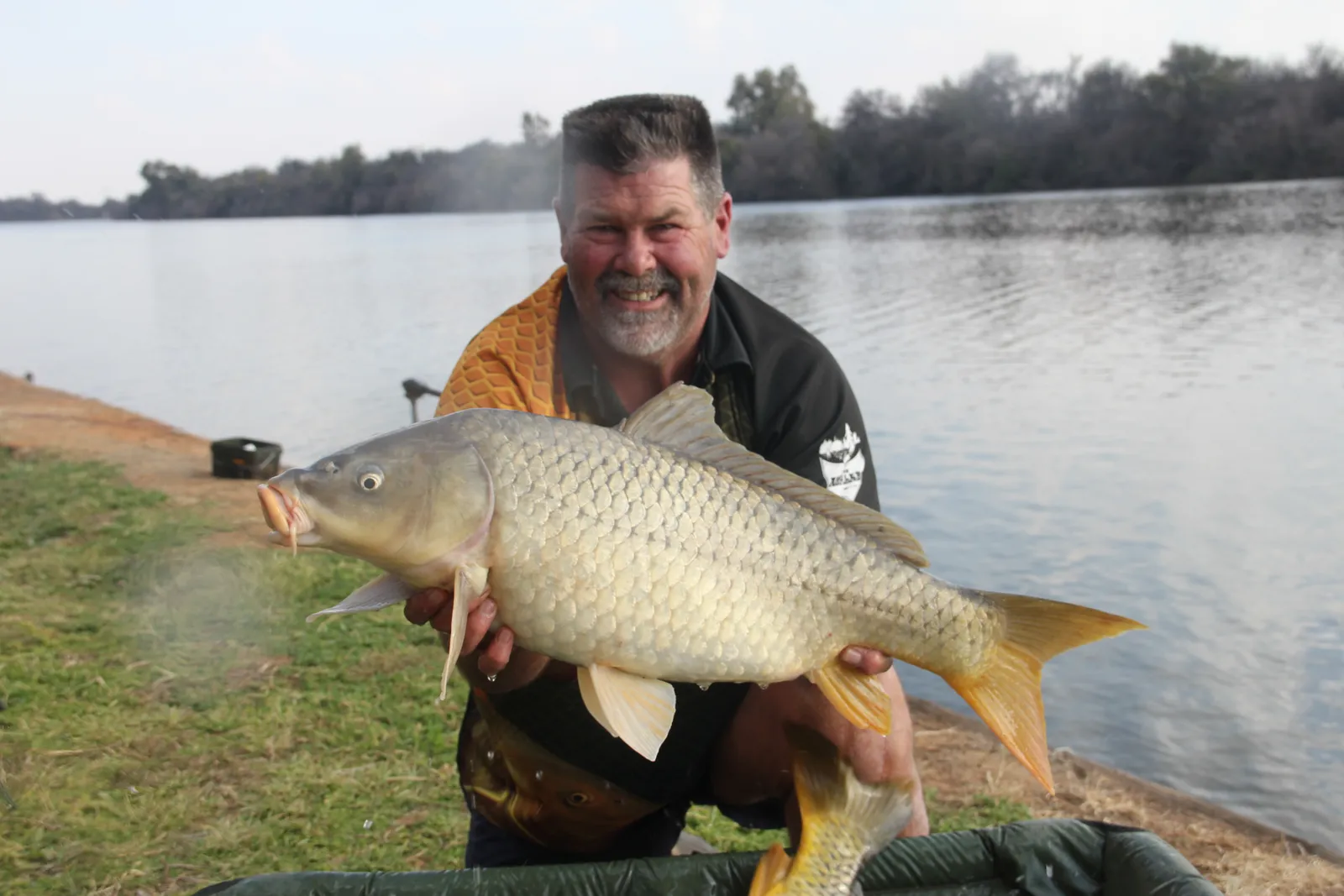 Angler with a Vaal River carp | Riverview Fishing Adventures (Riverview Lodge) - Free State - Viljoenskroon - Vaal River