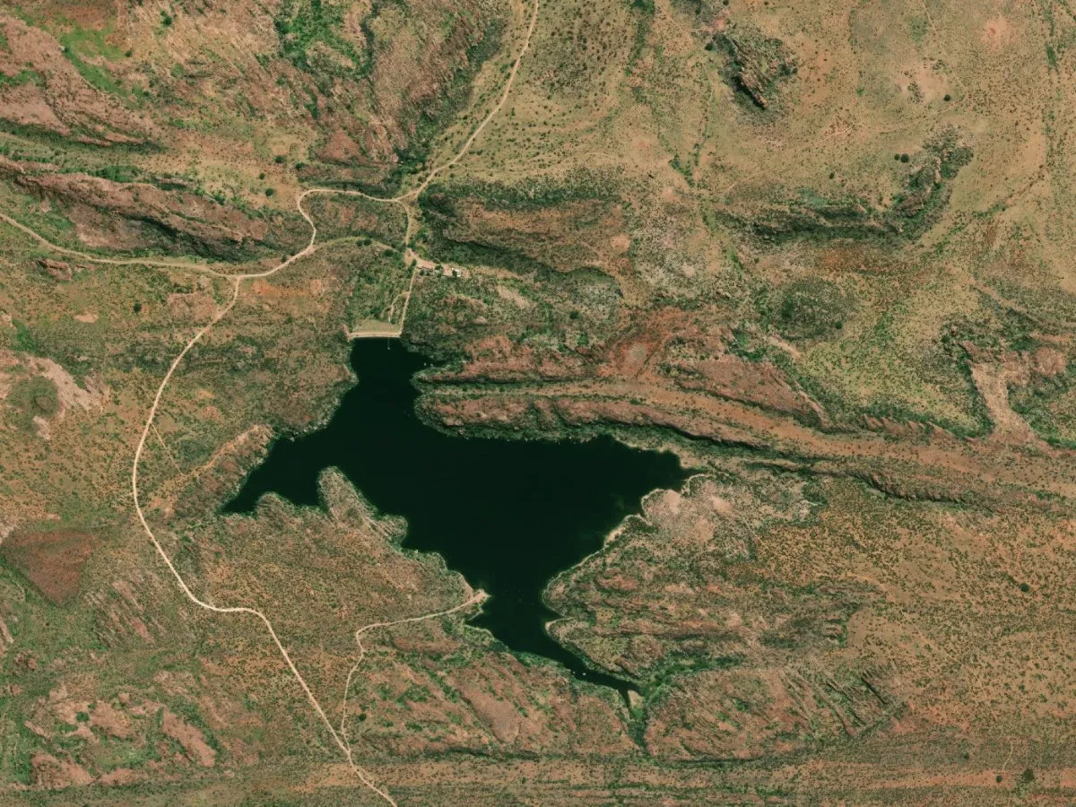 Schroda Dam from above | Schroda Dam - Limpopo - Musina - Schroda Dam