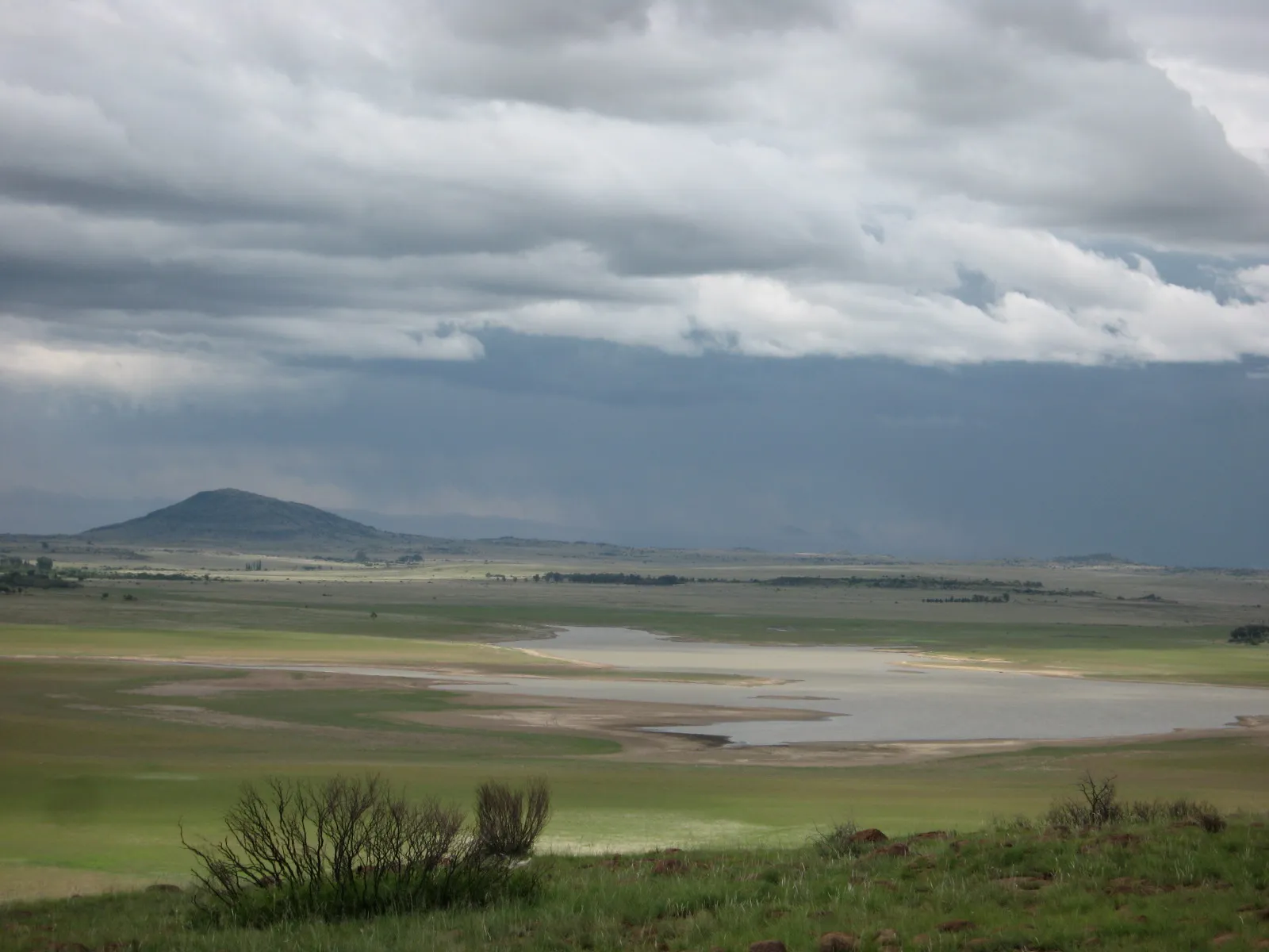 Rustfontein Dam under storm clouds | Rustfontein Dam Nature Reserve - Free State - Bloemfontein - Rustfontein Dam