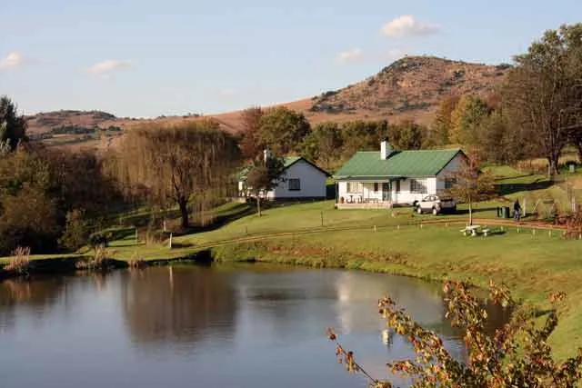 Chalets above the main pond | Brookwood Trout Farm - Gauteng - Muldersdrift