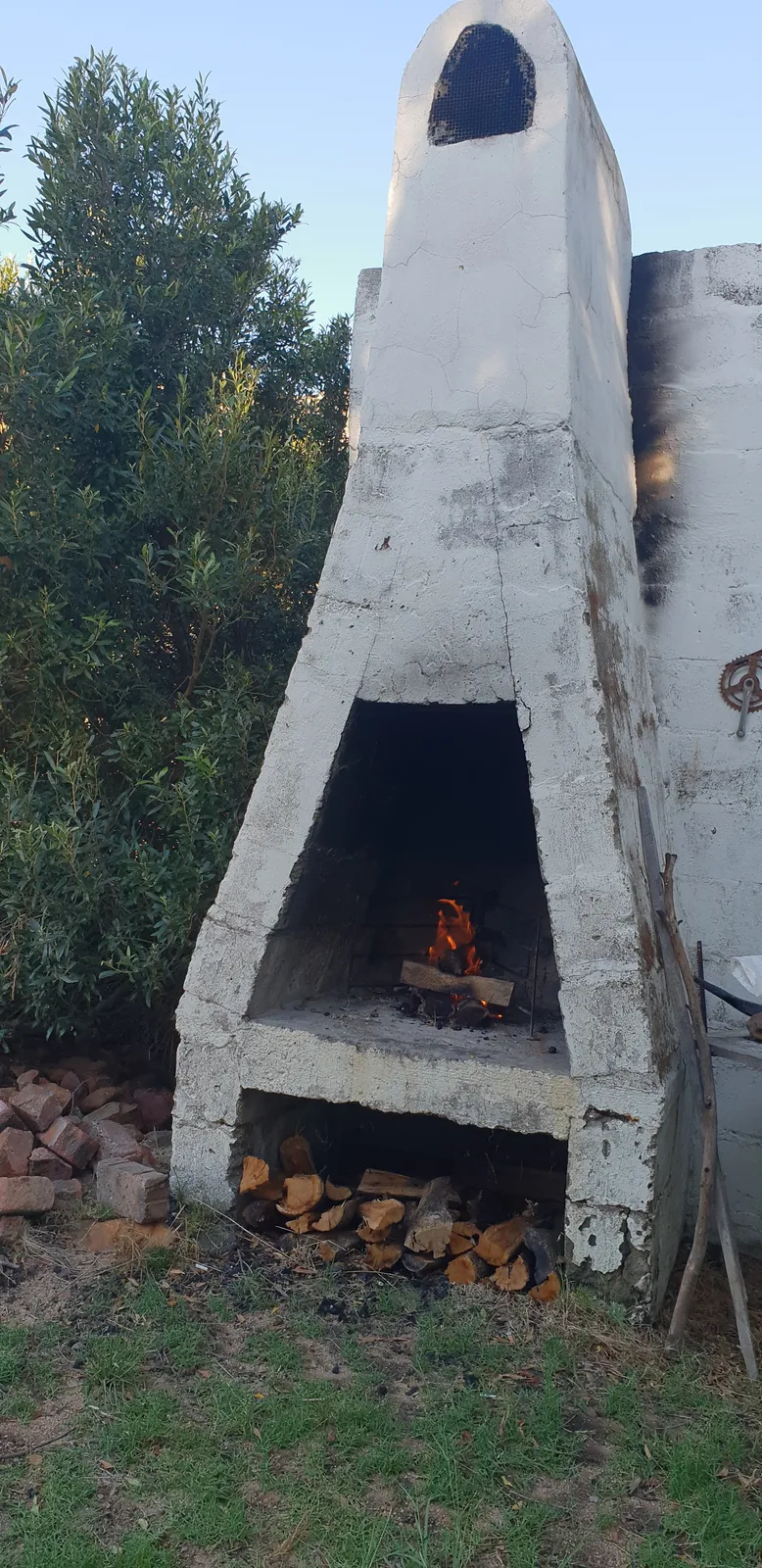 Outdoor braai fireplace | Silwerfontein Guest Farm - Western Cape - Gouda - Voelvlei Dam