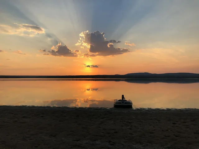 Sunset over Roodekoppies Dam | Emanzini Roodekoppies - North West - Brits - Roodekoppies Dam