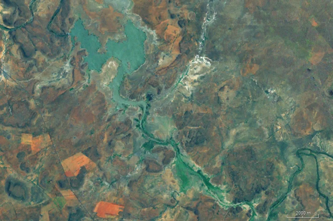 Kalkfontein Dam from above | Kalkfontein Dam Nature Reserve - Free State - Koffiefontein - Kalkfontein Dam