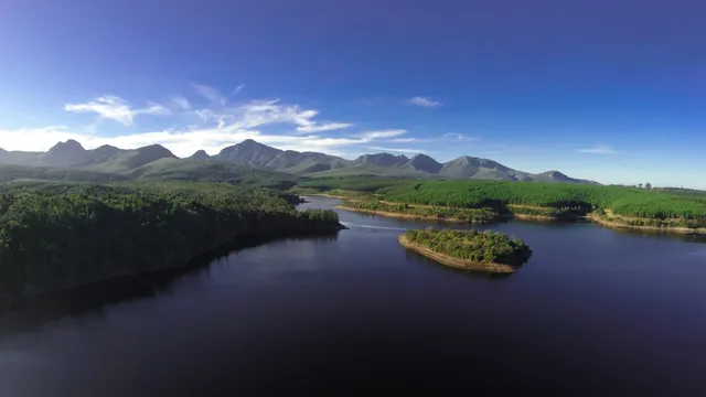 Garden Route Dam from above | Garden Route Dam - Western Cape - George - Garden Route Dam