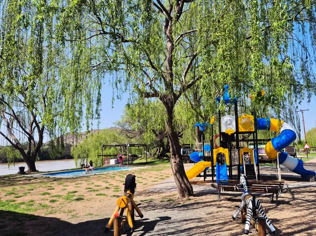 Resort pool and playground on the river | Sandgat - Northern Cape - Vanderkloof - Orange River