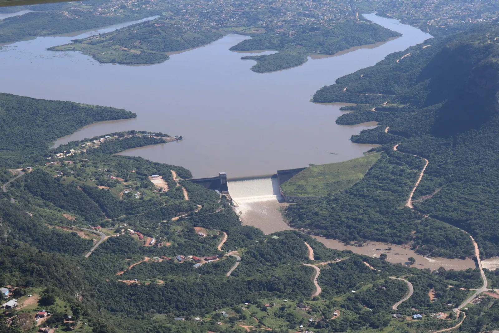 Inanda Dam wall and spillway | Msinsi - Inanda - KwaZulu-Natal - Hillcrest - Inanda Dam