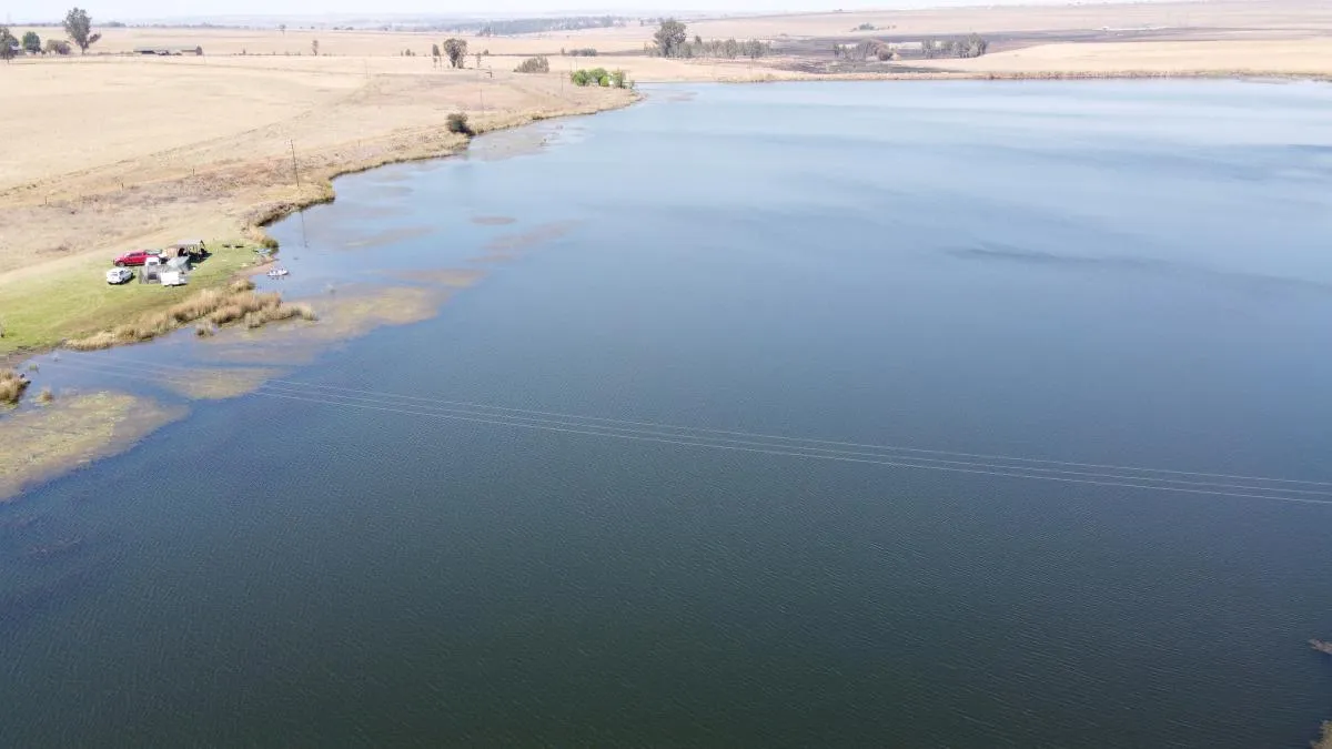 Aerial view of the bottom lake | Carp Haven - Gauteng - Bronkhorstspruit - Carp Haven lakes