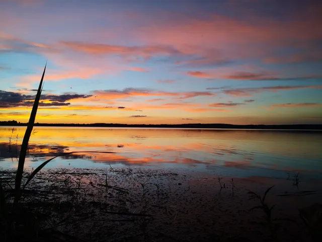 Sunset over the dam | Pickles & Peppers - North West - Klerksdorp - Klerksdorp Dam