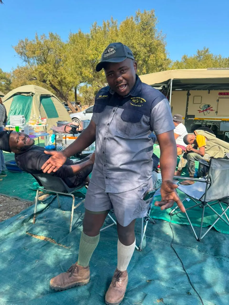 Camping setup near the dam | Disaneng Dam - North West - Mahikeng - Disaneng Dam