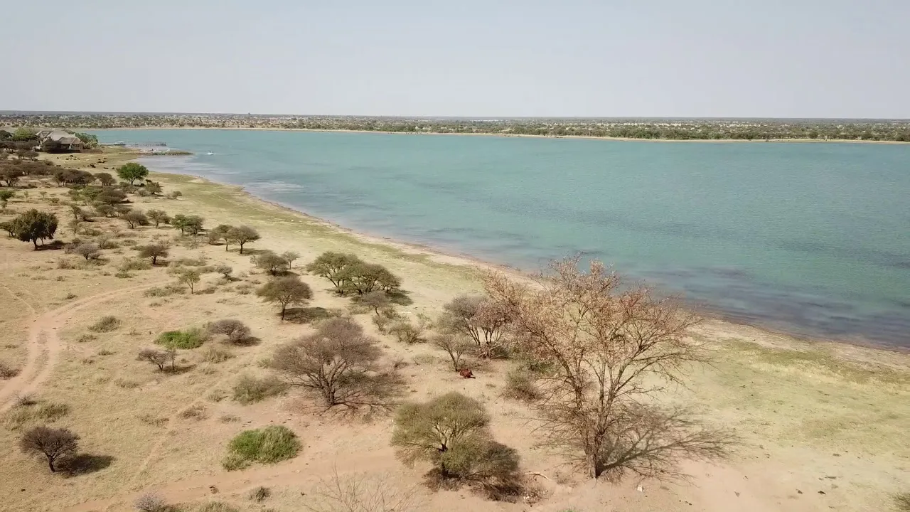 Aerial view of Disaneng Dam | Disaneng Dam - North West - Mahikeng - Disaneng Dam