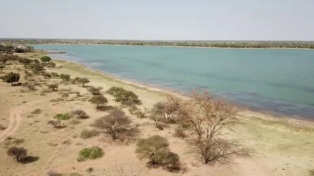 Aerial view of Disaneng Dam | Disaneng Dam - North West - Mahikeng - Disaneng Dam