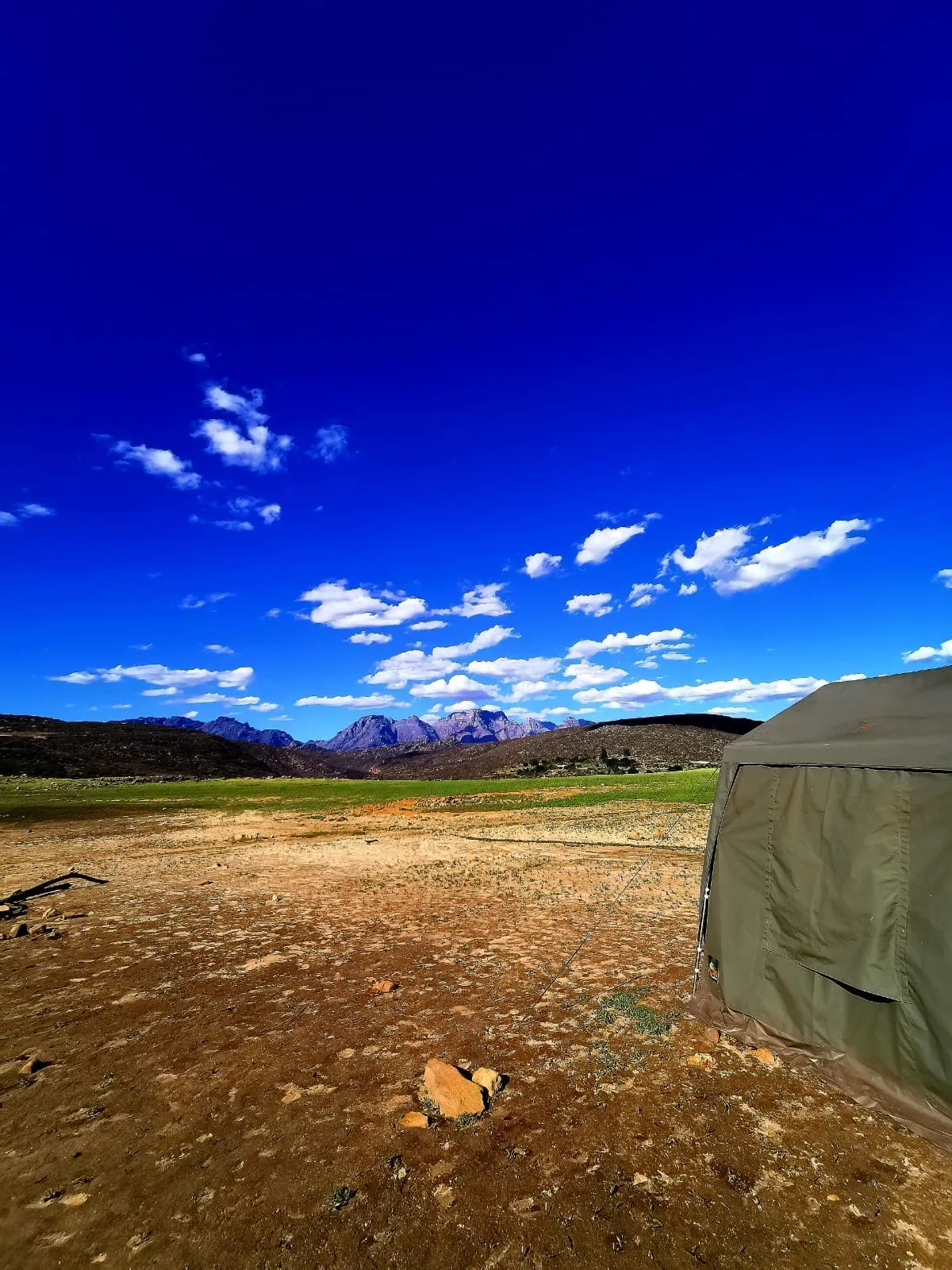 Canvas tent at the farm campsite | Lebanon Citrus Holiday Farm - Western Cape - Clanwilliam - Clanwilliam Dam