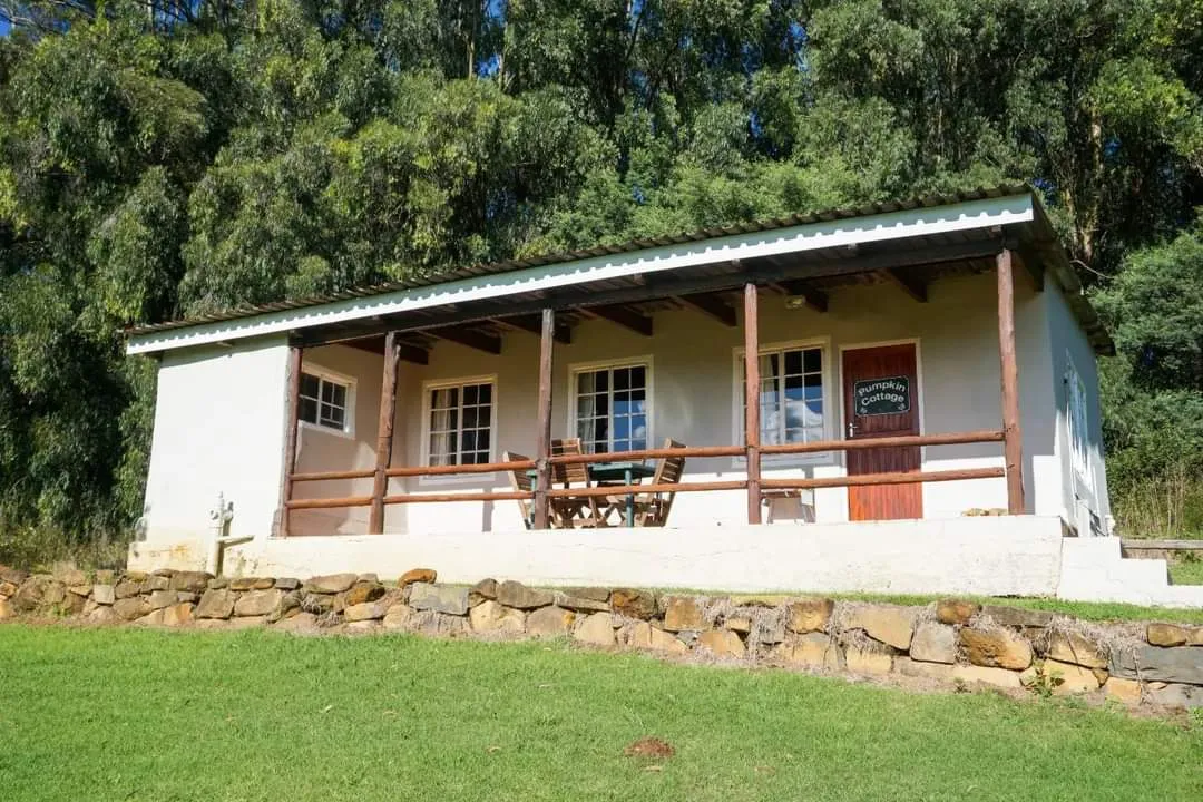 Pumpkin Cottage stoep at Pumpkin Cottage, Blesberg Farm Cottages | Blesberg Farm Cottages - Pumpkin Cottage - KwaZulu-Natal - Lidgetton