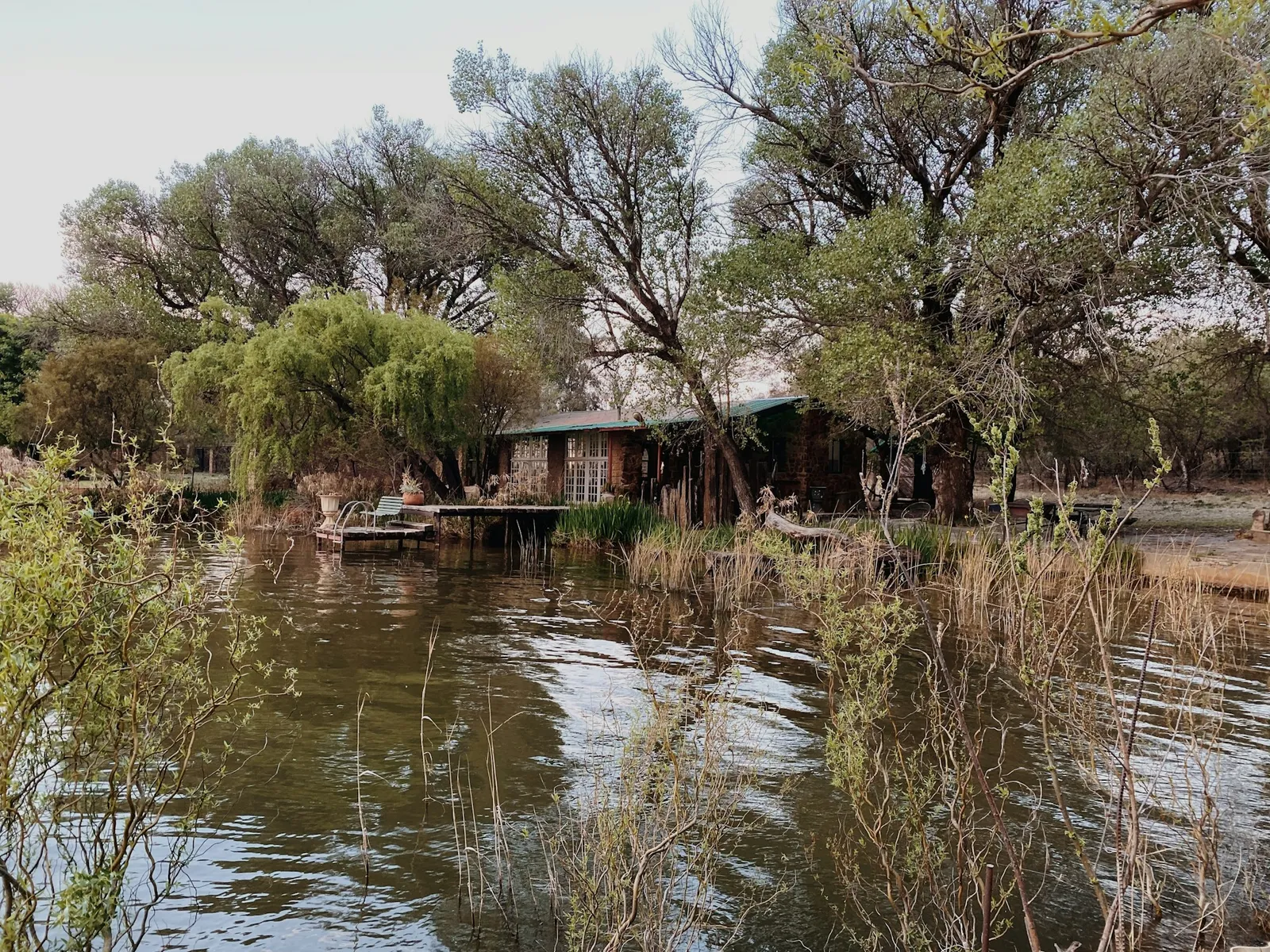 Stone cottage on Boskop Dam | The Boathouse - North West - Potchefstroom - Boskop Dam