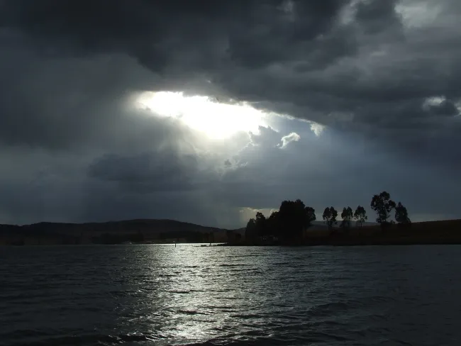 Campers on the open Vaal Dam bank | Boschkop Vaaldam Oord - Gauteng - Vaal Marina - Vaal Dam